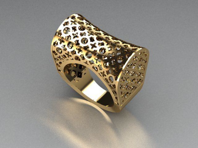 jewelry ring 3D print model_2
