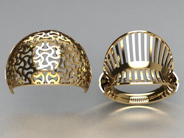 jewelry ring 3D print model_4
