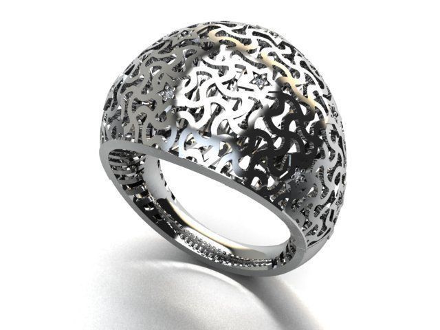 jewelry ring 3D print model_3