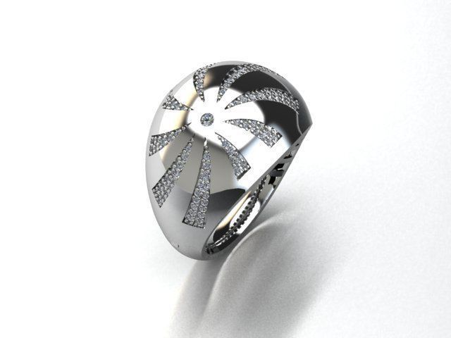 jewelry ring 3D print model_3