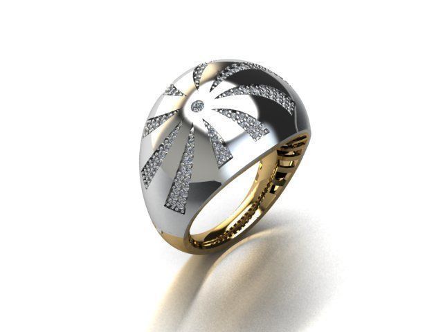 jewelry ring 3D print model_1