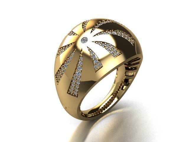 jewelry ring 3D print model_2