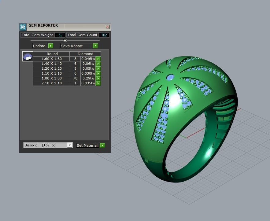 jewelry ring 3D print model_7