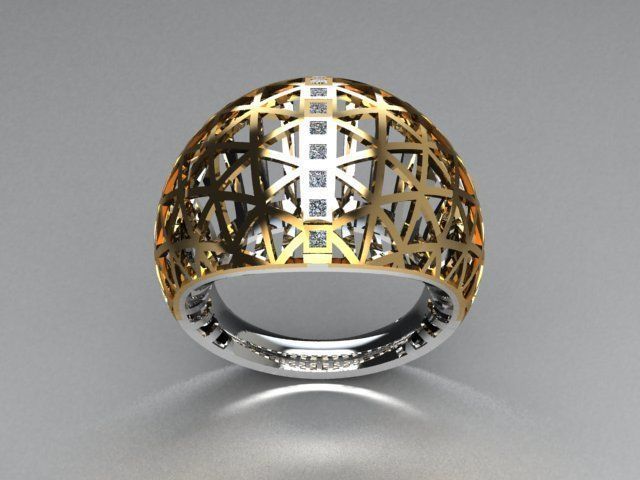 jewelry ring 3D print model_1
