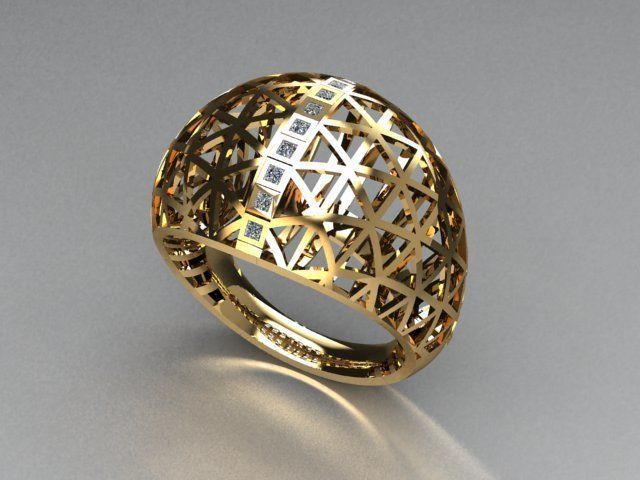 jewelry ring 3D print model_3
