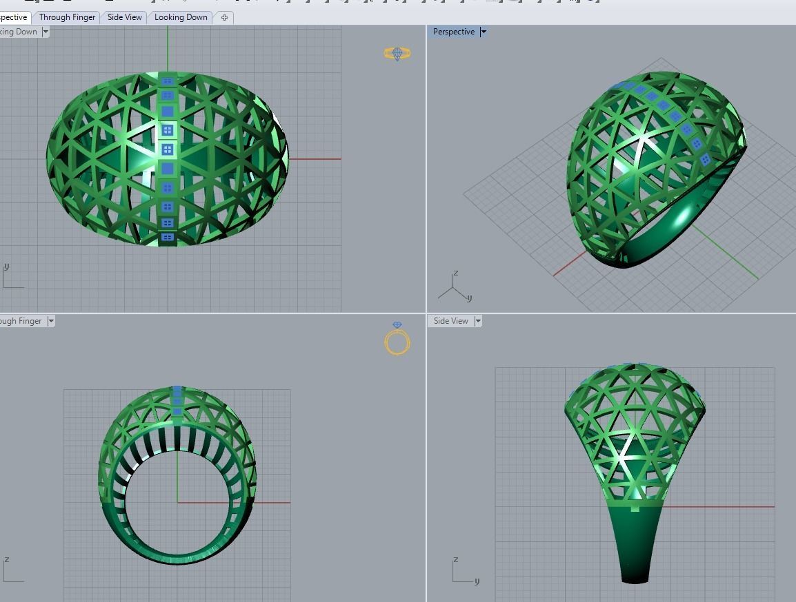 jewelry ring 3D print model_6