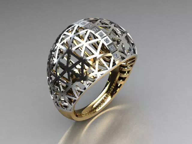 jewelry ring 3D print model_0