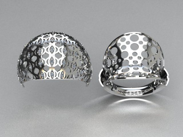 jewelry ring 3D print model_5