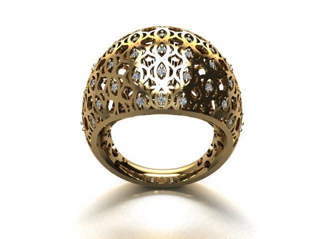 jewelry ring 3D print model_2
