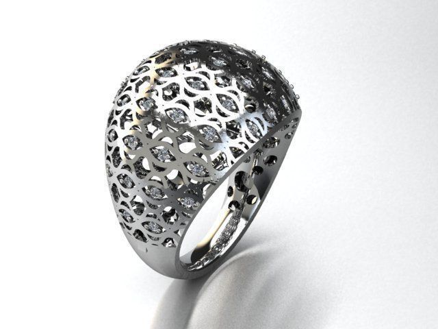 jewelry ring 3D print model_3
