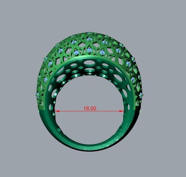 jewelry ring 3D print model_11