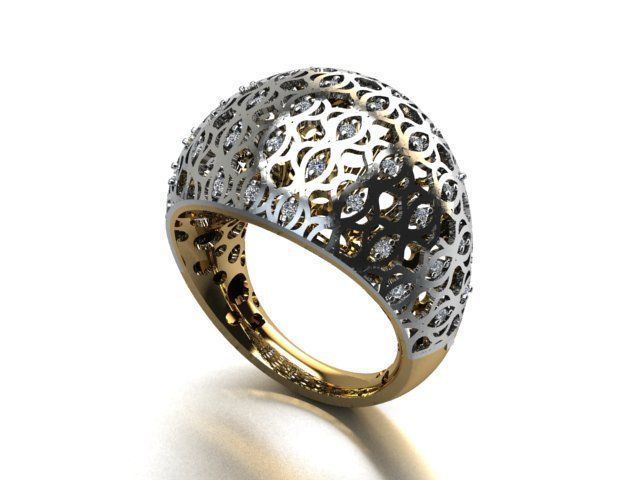 jewelry ring 3D print model_1