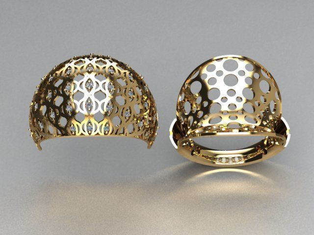 jewelry ring 3D print model_4