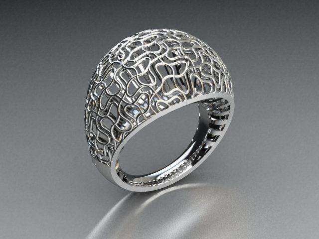 jewelry ring 3D print model_3