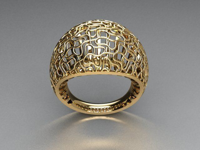 jewelry ring 3D print model_2