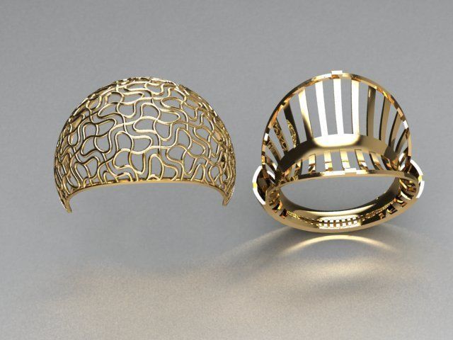jewelry ring 3D print model_4
