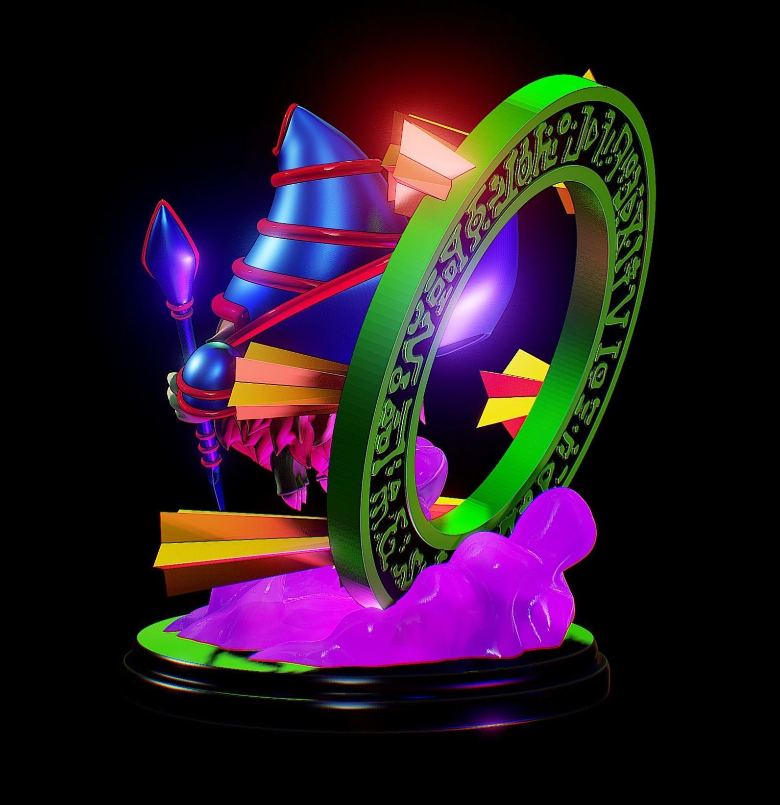 magikuriboh figure - yugioh 3D print model_10