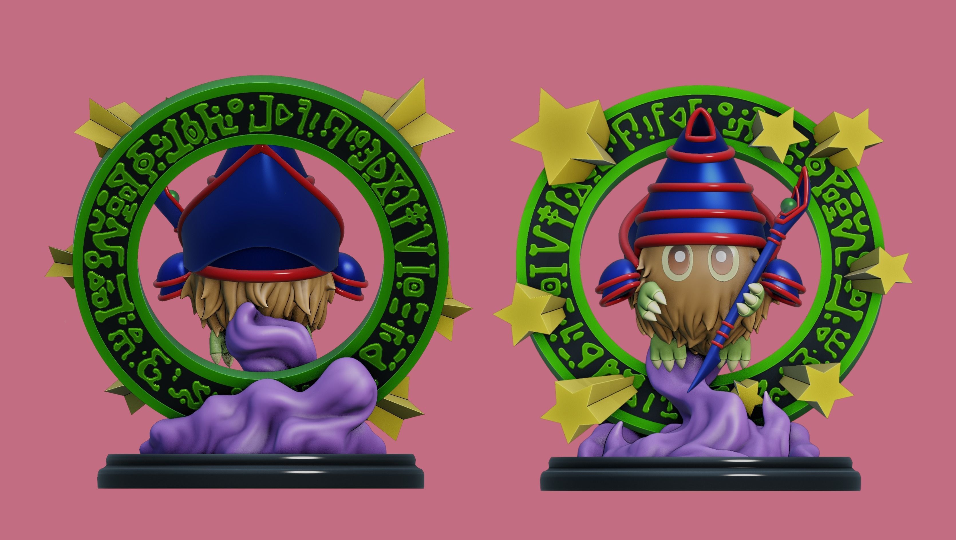 magikuriboh figure - yugioh 3D print model_7