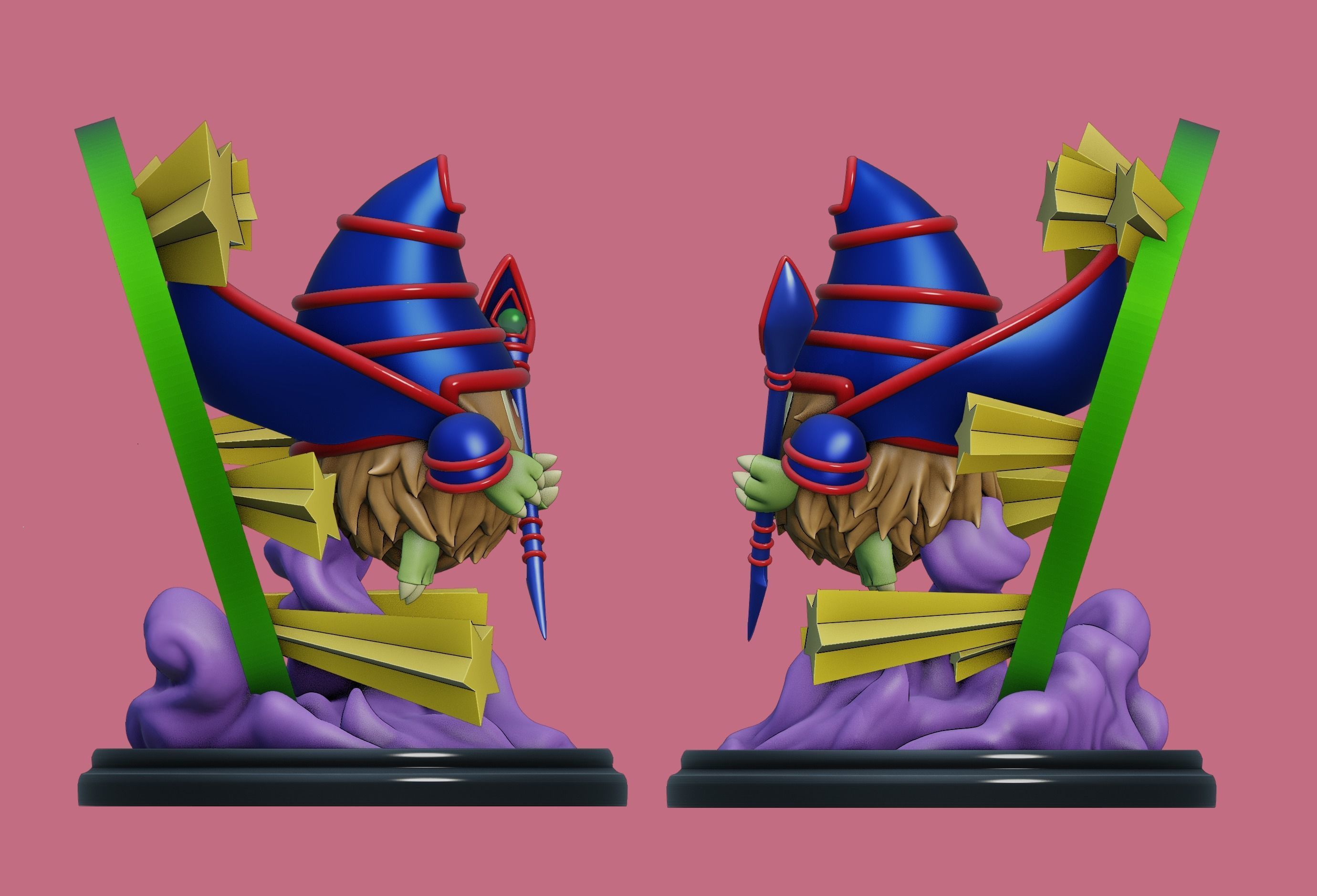 magikuriboh figure - yugioh 3D print model_8