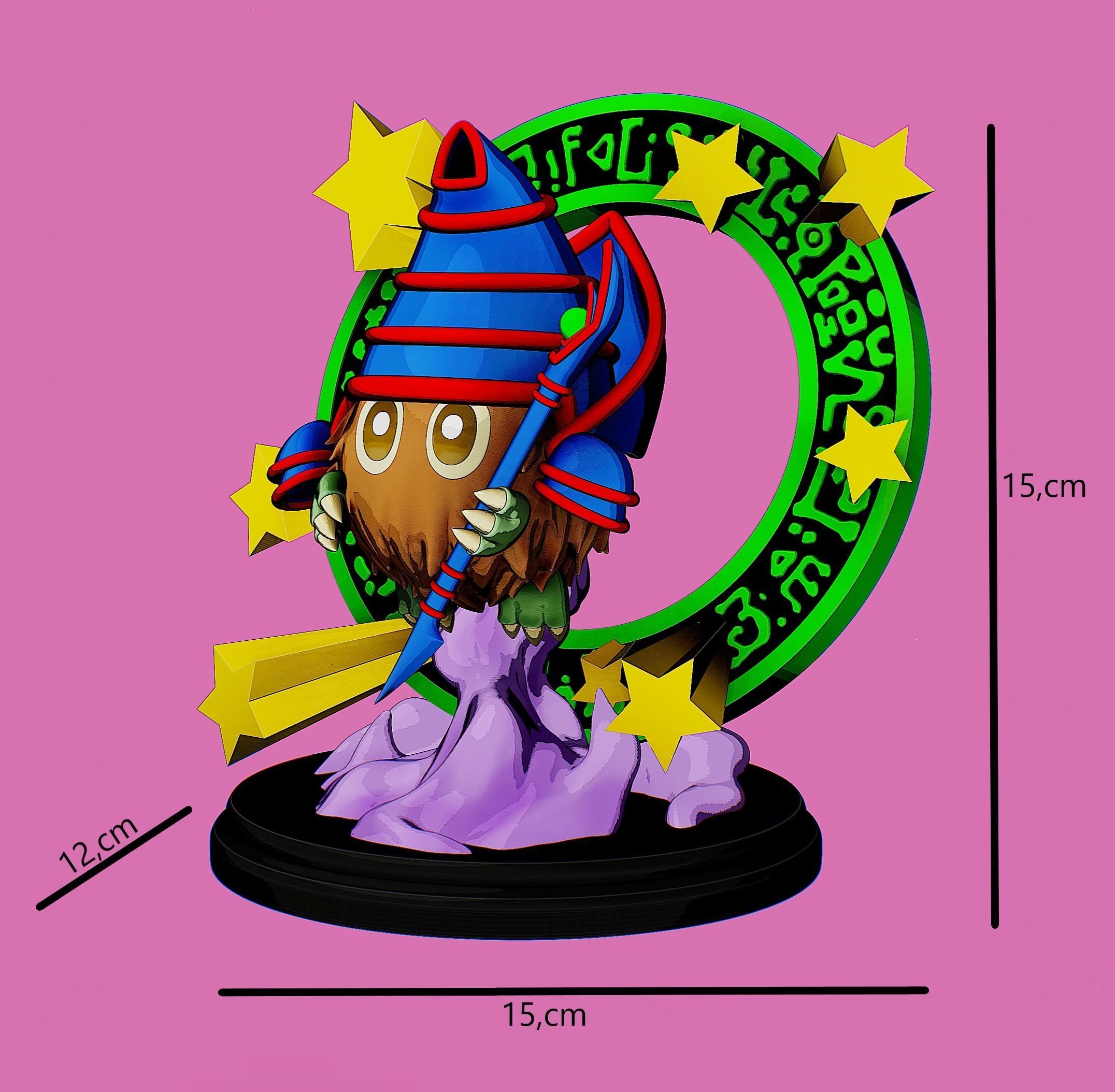 magikuriboh figure - yugioh 3D print model_2