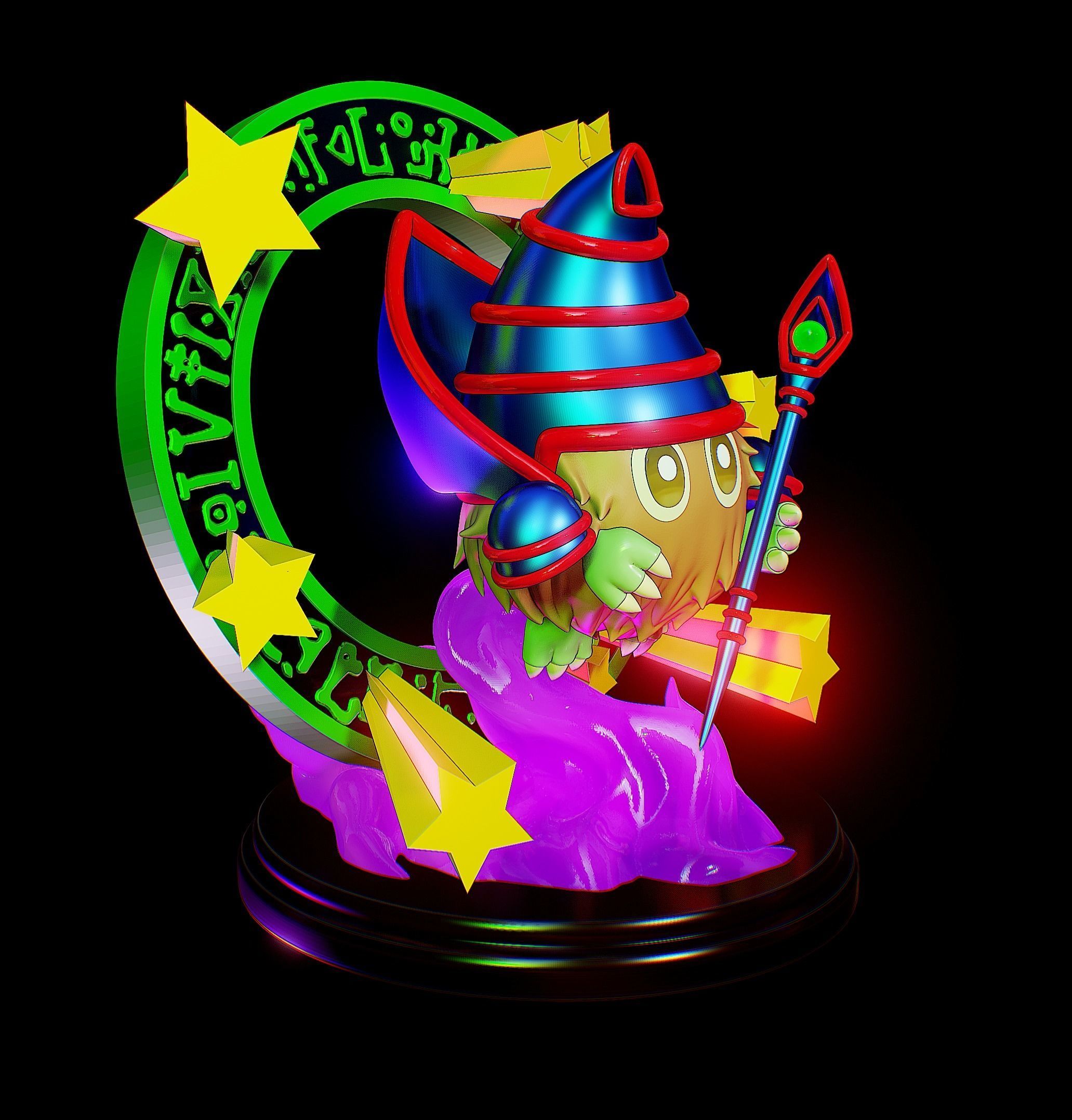 magikuriboh figure - yugioh 3D print model_12