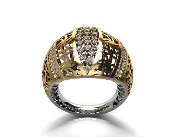 jewelry ring 3D print model_4