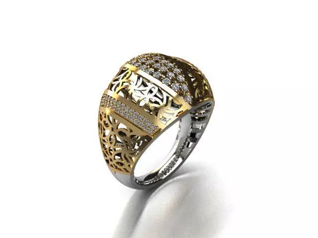 jewelry ring 3D print model_0