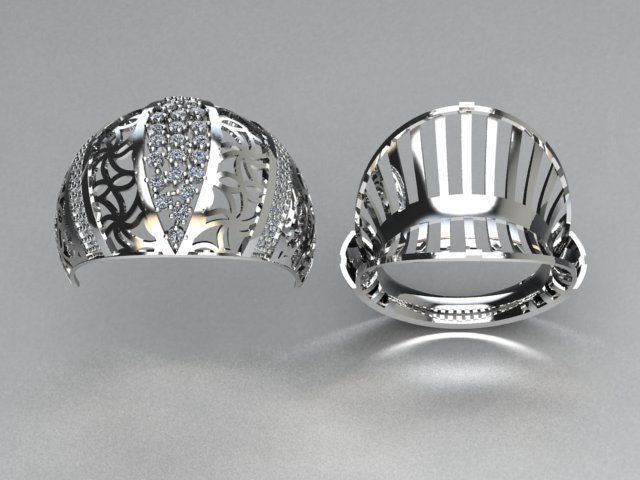 jewelry ring 3D print model_6