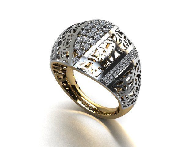 jewelry ring 3D print model_1