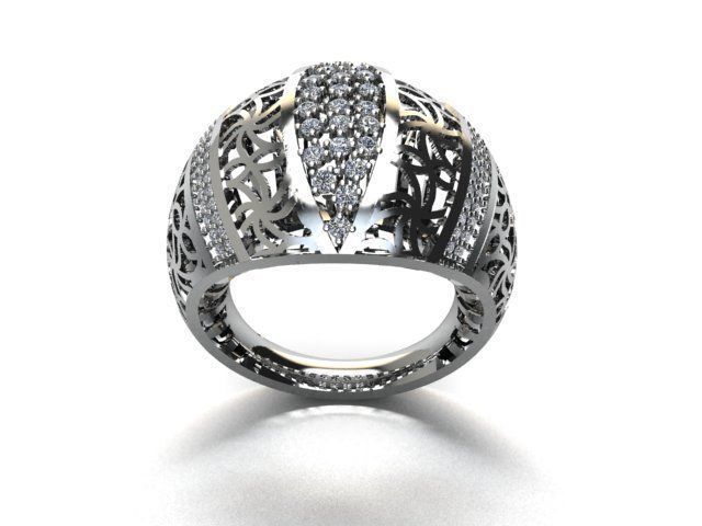 jewelry ring 3D print model_3