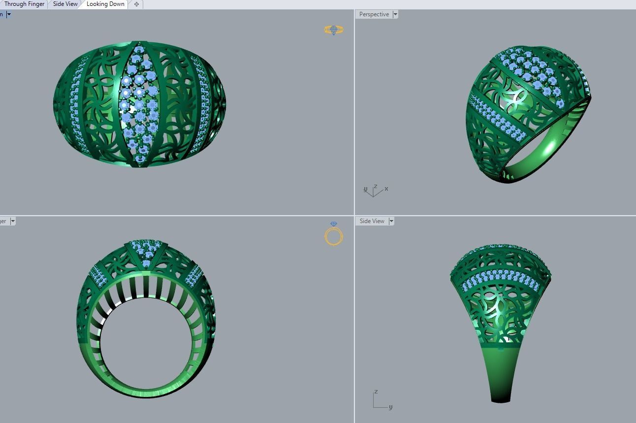 jewelry ring 3D print model_7
