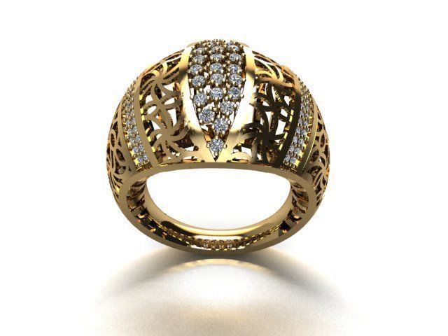 jewelry ring 3D print model_2