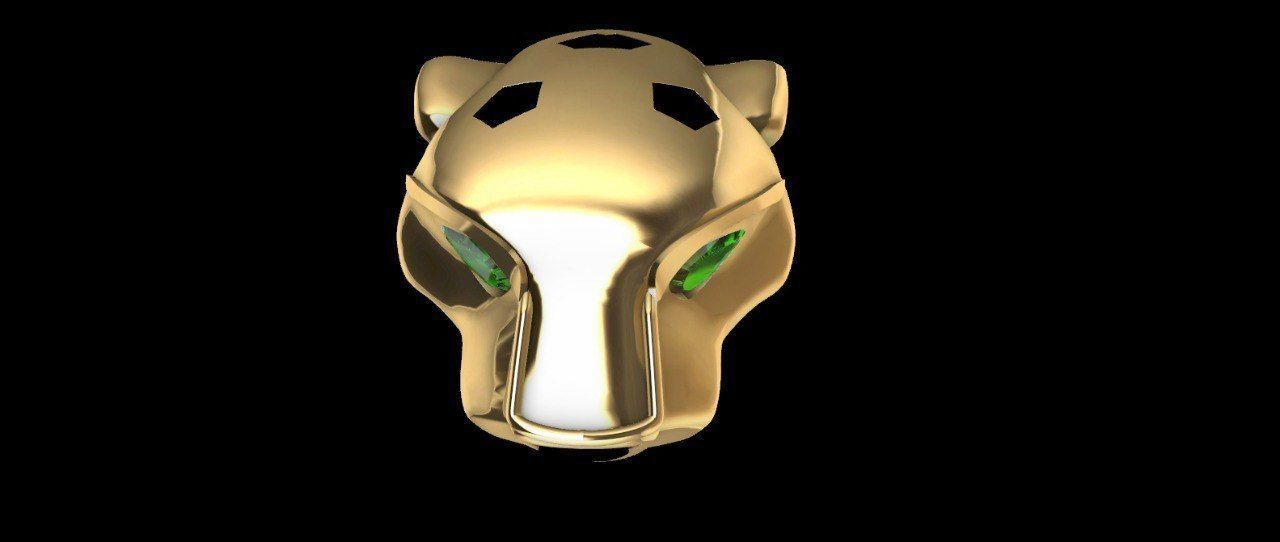 PANTHER HEAD 3D print model_1