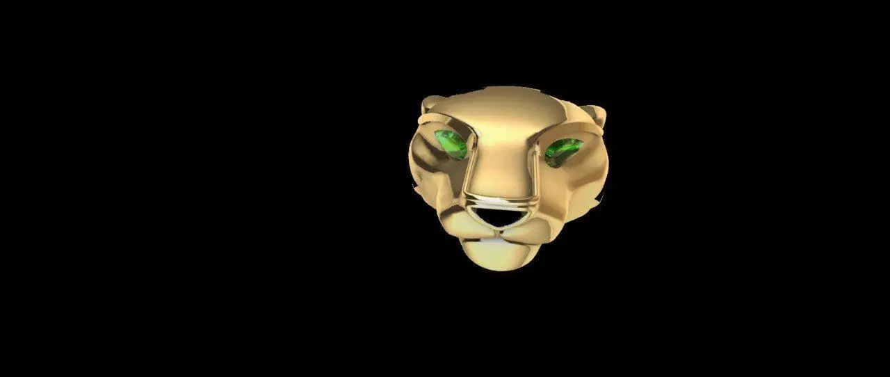 PANTHER HEAD 3D print model_0