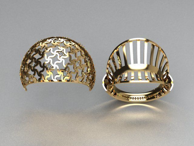 jewelry ring 3D print model_4