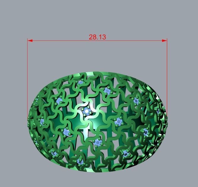 jewelry ring 3D print model_9