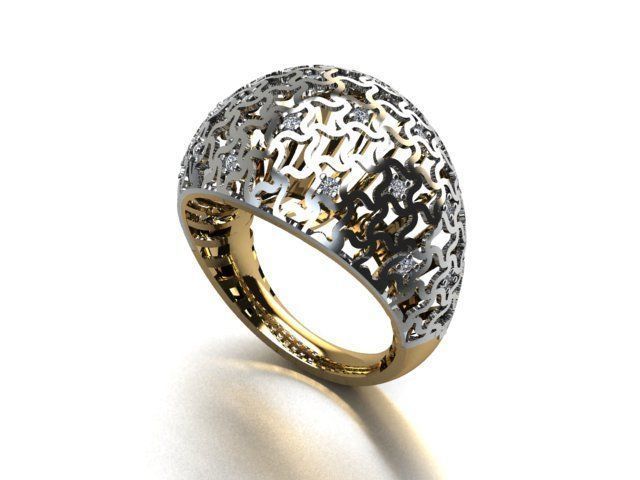 jewelry ring 3D print model_1