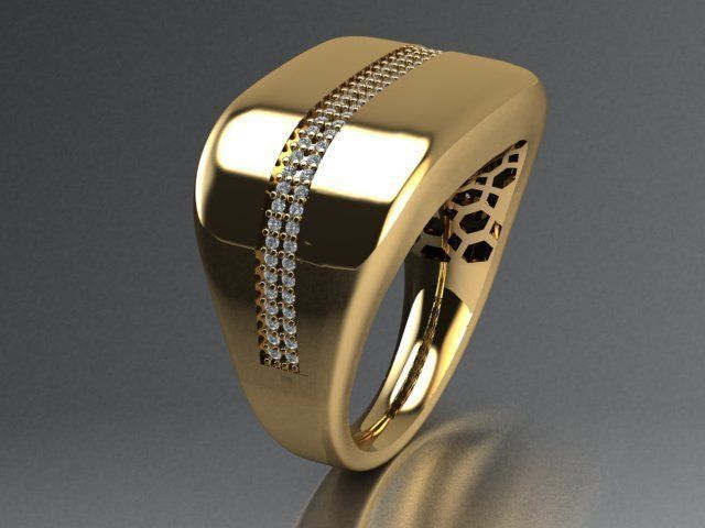 jewelry ring 3D print model_4