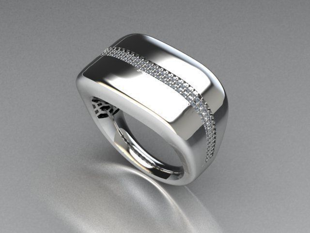 jewelry ring 3D print model_3