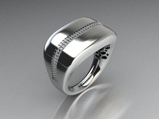 jewelry ring 3D print model_1