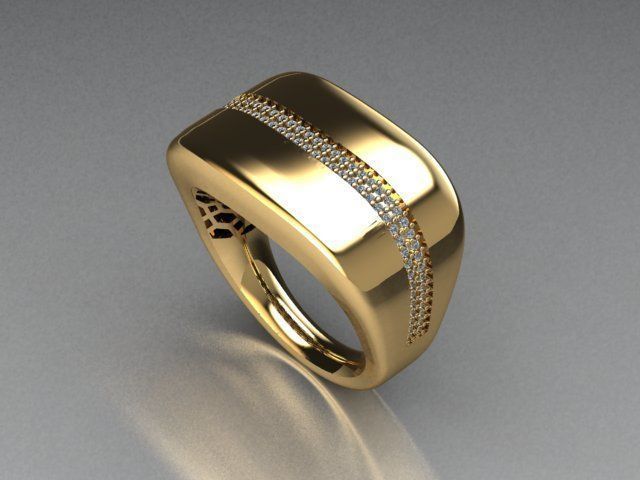 jewelry ring 3D print model_2