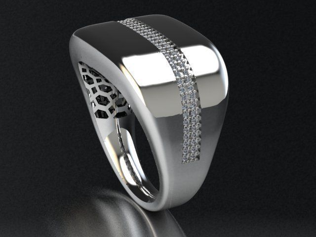 jewelry ring 3D print model_5