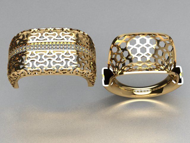 jewelry ring 3D print model_4