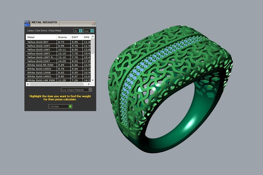jewelry ring 3D print model_8