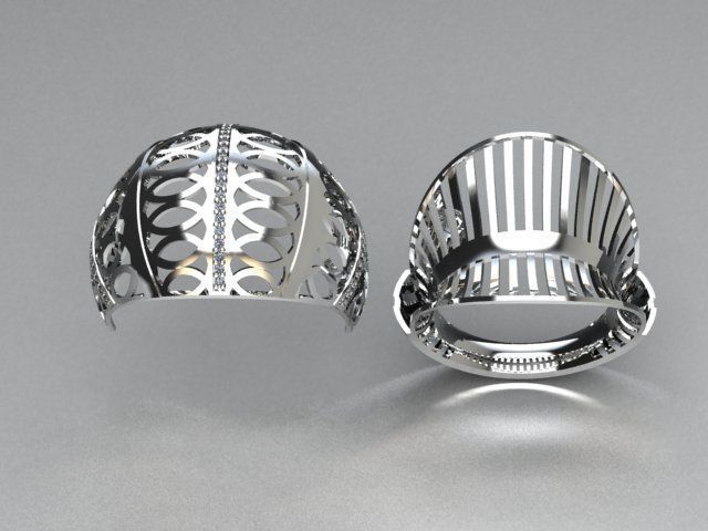 jewelry ring 3D print model_4