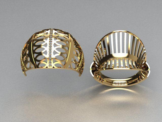 jewelry ring 3D print model_5