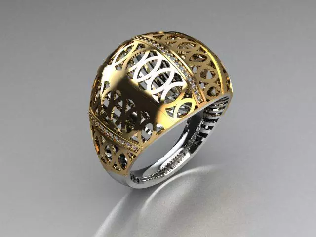 jewelry ring 3D print model_0