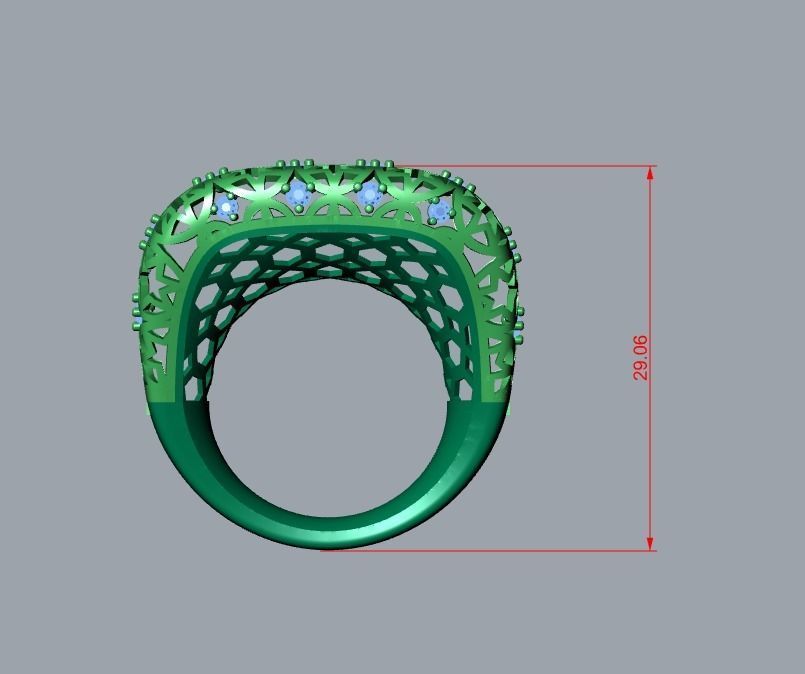 jewelry ring 3D print model_13
