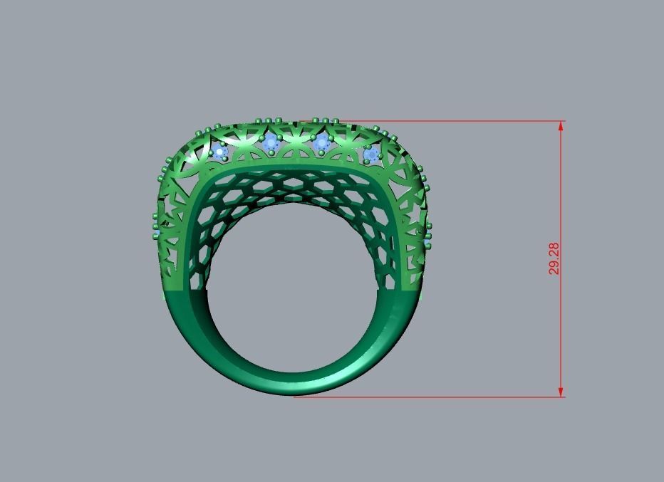 jewelry ring 3D print model_11