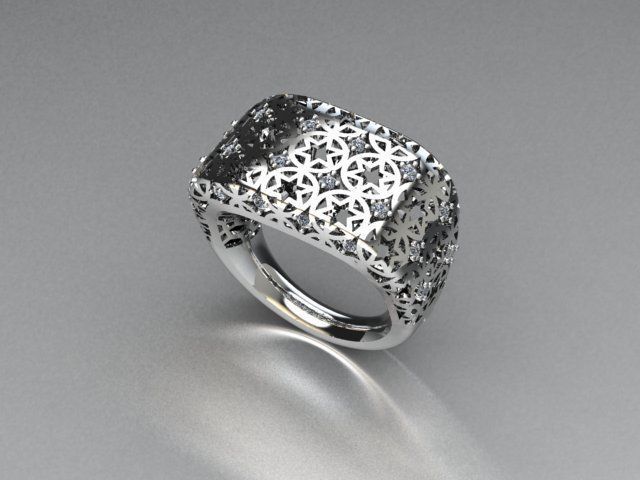 jewelry ring 3D print model_3